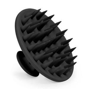 lot 20113 image: Meartchy Silicone Scalp Massager Shampoo Brush, Scalp Brush for Hair Growth & Dandruff Removal, Hair Scrubber Scalp Stimulator Exfoliator Brush with Soft Bristles for Wet Dry Scalp Care (Black)