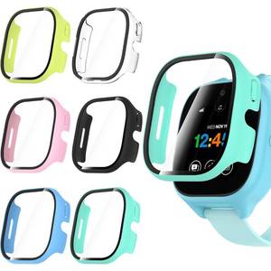 lot 20148 image: WD&CD 6 Pack Case Compatible with Gizmo Watch 3, Hard PC Case with Screen Protector Cover Accessories Compatible with Verizon Gizmo Watch 3