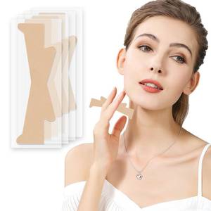 lot 20480 image: ziyue 30 Pcs Neck Lifting Tape Invisible Neck Lift Behind Tapes and Bands Tightening Strip for Lifting Sagging Skin & Jaw Lift (Beige)