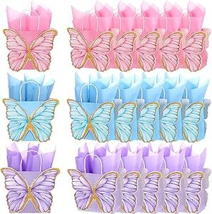 lot 1885 image: MotiMind 24 Pcs Butterfly Party Baby Shower Party Supplies
