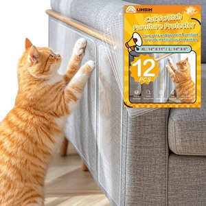 lot 2468 image: LIHBIH Cat Furniture Protector Scratch Guard Tape 812 PCS 3 Pack