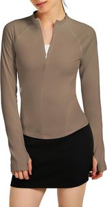 lot 2485 image: Hiverlay Womens Fleece Jacket - Brown, Size L