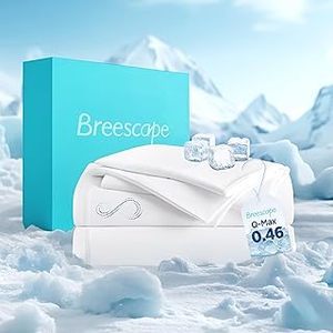lot 4485 image: Breescape Sheet Set - White Cooling Nylon Blend