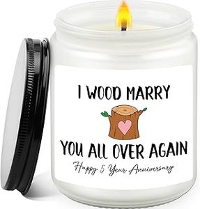 lot 12271 image: I Wood Marry You All Over Again Scented Soy Wax Candle