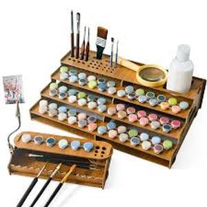 lot 19878 image: Bougimal Paint by Number Organizer Rack 2-Pack