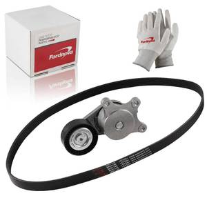 lot 1969 image: Fordnova Serpentine Belt Drive Kit Tensioner Fits for Ford Explorer 3.5L V6 2011-2019, Ford Edge 3.7L V6 2011-2014