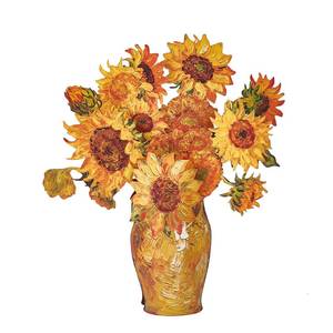 lot 2133 image: Gemmapylor Pop Up Paper Flowers Bouquet, Mothers Day & Anniversary Card, Van Gogh Sunflower Thank You Card for Women Teacher Wife Grandma 4 pack
