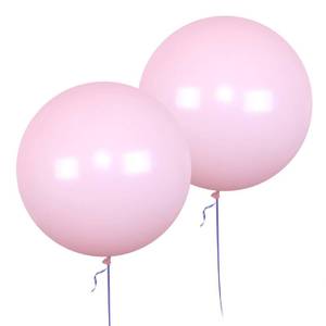 lot 2174 image: AZOWA 24 Inch Pink Balloon 20 Large Latex Round Balloons for Party Wedding Birthday Baby Shower Decoration (Pink, 20 Pcs)