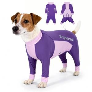 lot 2183 image: Dog Sun Protection Cooling Suit UPF 50, Quick-Dry Breathable Jumpsuit for Large & Medium Dogs, Outdoor Dirt-Resistant Shedding Control Pet Apparel (Berry Purple, 2X-Large)