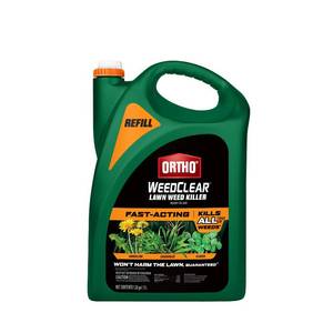 lot 3968 image: Ortho WeedClear Lawn Weed Killer Ready-To-Use Refill - Weed Killer Spray for Lawns, Kills Crabgrass, Dandelion and Clover, 1.33 gal.