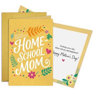 lot 4054 image: Oamiolek Heartfelt Mother��s Day Card for Home school Mom, Homeschool Mother Mothers Day Card, To An Amazing Home-school Mom