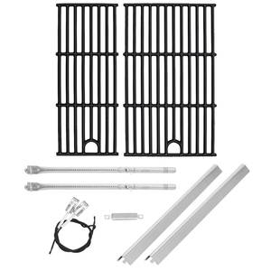 lot 5564 image: BQMAX 17 Inch Grill Parts Kit for Charbroil Performance 2 Burner 463660421 463655621 463630422 463630021 G426-0005-W1 G325-0002-W1, Cooking Grill Kit Replacement Parts for Charbroil Grill 2 Burner