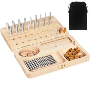 lot 5621 image: U Tag It Wooden Pegboard for Finger Dexterity, 36-Hole Hand Therapy Peg Board with Multifunctional Test Kit to Improve Fine Motor Skills and Finger Dexterity