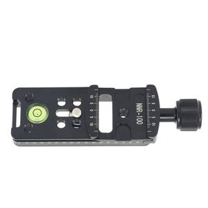 lot 6360 image: 100mm Rail Nodal Slide Metal Screw Knob Clamp Quick Release Plate for Tripod Ball head Quick with RRS Arca Swiss Compatible