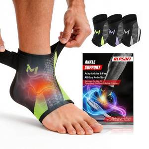 lot 8296 image: 2-Pack Ankle Brace Pro Lace up Anklepro Support Women Men Bidirectional Motion Softball Ankles Sports Sock with Straps Lightweight Basketball Elastic Ankle Stabilizer for Sprained Injured Foot (Green)