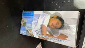 lot 9115 image: Memory Cotton Cervical Memory Foam Pillow