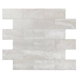lot 9128 image: Reovatile 2026 New Upgrade Peel and Stick Backsplash Tile, Peel and Stick 11.34 X 11.57 Wall Tile for Kitchen, Bathroom, Fireplace, Laundry (Dolomite, 20 Packs)