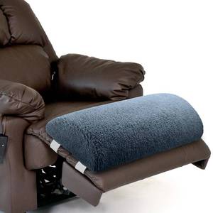 lot 9133 image: Wesiti Recliner Foot Pillow Cushion High Resilience Sherpa Memory Foam Bolster Sleeping Rest Multipurpose Half Roll Leg Pillow Suitable for Bed Chair Sofa Headrest Back Lumbar Leg Support(Haze Blue)