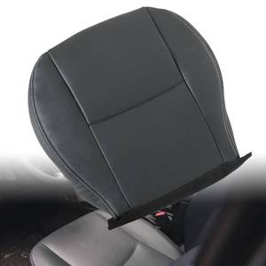 lot 9963 image: GXARTS Front Driver Side Bottom Perforated Leather Seat Cover Black Replacement Compatible with Subaru Forester 2014 2015 2016