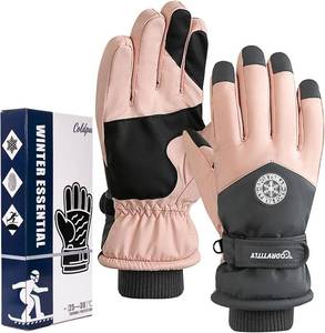 lot 9964 image: Skiing Gloves, Professional Ski Gloves for Men and Women, Winter Glove Waterproof Windproof, Thermal Ski Gloves for Cold Weather with Warm, Perfect for Skiing, Snowboarding & Winter Sports (pink)