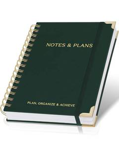 lot 10069 image: ZICOTO Aesthetic Daily Planner And Notebook With Hourly Schedule - Aesthetic Spiral To do List Notepad For WorkHome to Organize Tasks And Appointments - Stylish SchoolOffice Supplies Book For Women