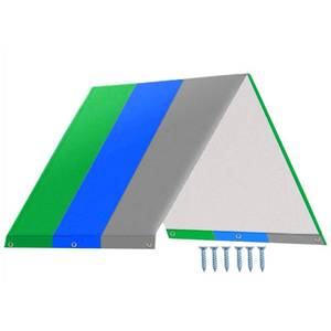 lot 10076 image: RM Swing Set Replacement Tarp, 52 x 89 Waterproof Kids Playground Roof Canopy Cover, Outdoor Swingset Slide Sun Shade Proof Tarp Replacement Cover