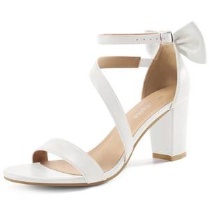 lot 11417 image: Reimferce Womens Comfortable Heels for Wedding No Blisters & Sore Feet by 40% Better Shock Absorption During Wedding - 8-Hour Keeping Pain-Free for Brides & Bridesmaids (Used)