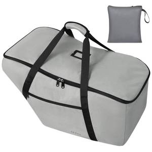 lot 11421 image: Car Seat Travel Bag Fits Chicco Keyfit 30, Uppababy Mesa, Nuna Pipa Lite, Padded Infant Gate Check Bag for Air Travel, Durable Carrier Bag with Side Pocket and Protective Feet, Extra Storage Bag