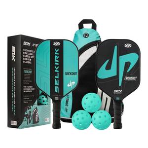 lot 11423 image: Selkirk Sport SLK Dude Perfect Trickshot Pickleball Paddle Set of 2  Graphite Pickleball Paddles with SpinFlex Surface  Redesigned for Performance and Control