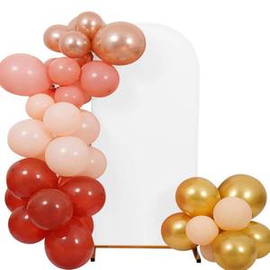 lot 11470 image: Peomeise 7.2FT Wedding Arch Cover��White Arch Backdrop Cover Stretchy Spandex Backdrop Stand Covers for Birthday Party Ceremony Banquet Decor(86.4 L x 48 W)