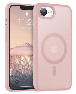 lot 12015 image: Temdan for iPhone 17e Case & iPhone 16e Case, Compatible with Magsafe, Anti-Yellowing, Military-Grade Protection, Shockproof Slim Magnetic Phone Case Cover, Light Pink