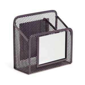 lot 12028 image: U Brands Dusty Black Magnetic Locker Cup with Mirror, Locker Mirror with Pencil Holder, Magnetic Organizer for School Lockers, 5 x 2.4 x 4.75