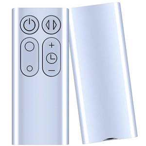lot 12052 image: Replacement Fan Remote Control for Dyson Fan AM11 TP00 TP01 (Without Battery), (Silver)
