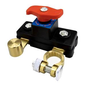 lot 12452 image: Car Battery Power Cut-Off Switch Breaker, Pure Copper Stable Transmission High Conductivity Disconnect Switch Smart Battery Disconnect for Car Truck Boat Rv Supplies
