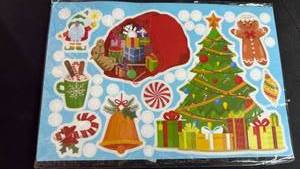 lot 18368 image: 9 Sheet Christmas Decoration Stickers