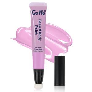 lot 18378 image: Go Ho Pastel Pink Face Paint Stick(0.85oz),Water Based Cream Light Pink Body Paint Washable,Liquid Concealer,Covers Oil-Free,Halloween Cosplay SFX Foundation Makeup