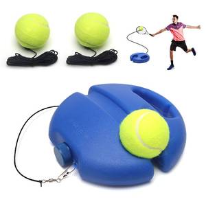 lot 19035 image: Wiwaplex Tennis Trainer Rebound Ball with String Solo Tennis Training Kit Portable Practice Rebounder Equipment Training Tools with Long Elastic Ropes for Adults, Kids, Beginners (Blue)