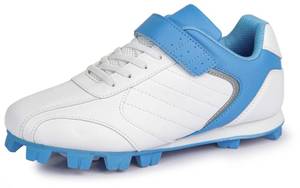 lot 20158 image: Sooneeya Baseball Shoe Youth Indoor Outdoor Trainer Shoes Kids Turf Softball Cleats Blue Size 4 M US Big Kid