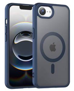 lot 20208 image: Temdan for iPhone 17e Case & iPhone 16e Case, Compatible with Magsafe, Anti-Yellowing, Military-Grade Protection, Shockproof Slim Magnetic Phone Case Cover, Blue
