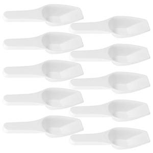 lot 20259 image: PRETYZOOM 10 ml Plastic Measuring Spoons �� Flat-Bottom for Precise Liquid & Powder Measurement, Chemical-Resistant PP for Kitchen, Lab, Baking �� for Chefs, Scientists, Home Bakers (9 Pieces Only)