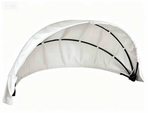 lot 20275 image: 66-75 Outdoor Daybed Replacement Canopy, Outdoor Patio Wicker Daybed Canopy, Top Cover Compatible with Patio Round Daybed,Enhanced Polyester Fabric with Superior Color Fastness (Off-White)