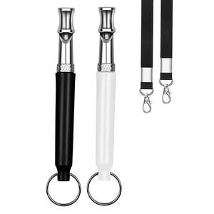 lot 20282 image: Petiddy Dog Whistle to Stop Barking, Adjustable Ultrasonic Pitch Dog Training Whistle, Professional Recall & Behavior Control Tool for All Dogs with Lanyard (1, BLACK)
