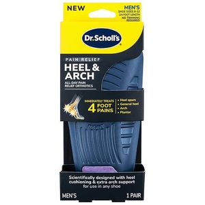 lot 20283 image: Dr. Scholls Pain Relief Orthotics Shoe Insert for Heel Pain for Men - 1 Pair - Size 8-12