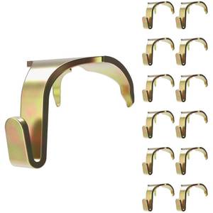 lot 20293 image: IRONDIY Molding Hooks for Picture Rails��12 Packs��,Molding Hooks Gold