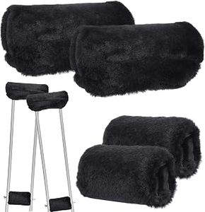 lot 2060 image: Threlaco Crutch Pads and Armpit Cushions with Crutch Covers - Black