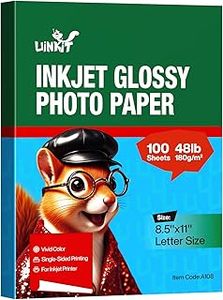 lot 4119 image: Linkyo Inkjet Glossy Photo Paper 100 Sheets