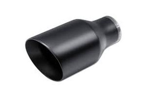 lot 9117 image: Phoenix Exhaust Tip 14x14x33cm Black Steel