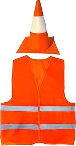 lot 10064 image: Orange Safety Vest and Traffic Cones Set