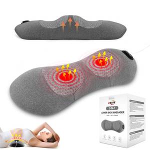 lot 1013 image: USUIE Electric Lumbar Support Pillow, Lower Back Massager for Pain Relief