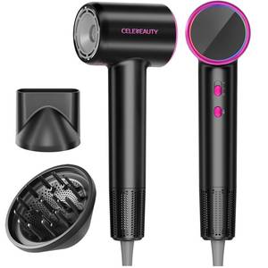lot 1053 image: Hair Dryer Blow Dryer with Magnetic Diffuser and Nozzle, 110000 RPM Brushless Motor Ionic Hairdryer for Fast Drying and Frizz Control, Lightweight Low Noise Blowdryer for Home Travel Salon, All Hair Types